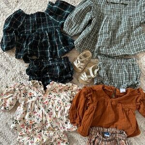 Old Navy | 0-3 months girl matching set w/ sandals